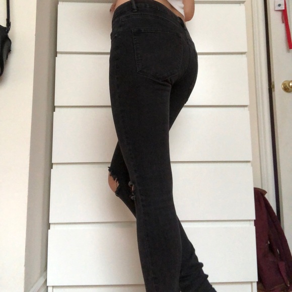 Garage Retro mid rise ripped jegging black - Picture 7 of 7